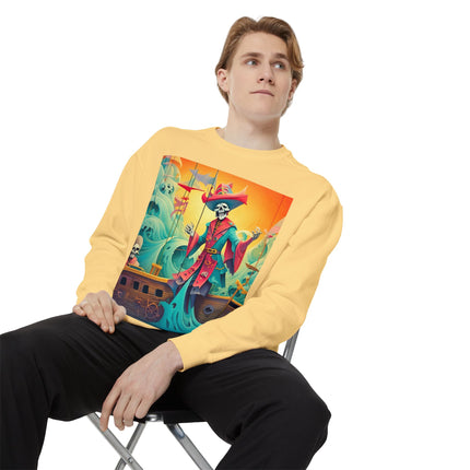 Skeleton Crew of the Misty Seas Unisex Garment-Dyed Sweatshirt