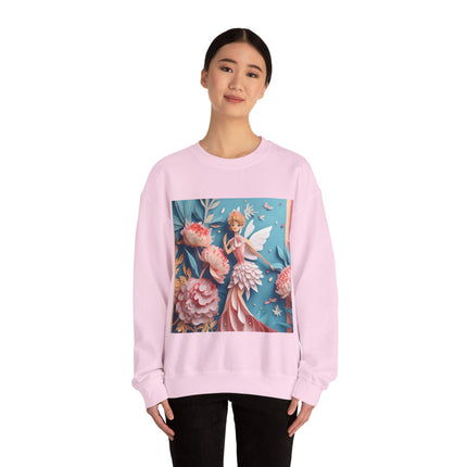 Peony Fairy Unisex Heavy Blend™ Crewneck Sweatshirt