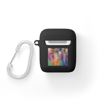 Golden Wisteria Elegance AirPods and AirPods Pro Case