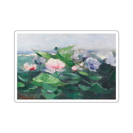Water Lilies by Karl Hagemeister Kiss-Cut Stickers (4 Sizes)