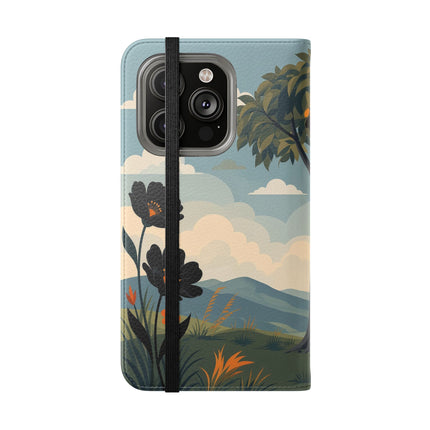 🌳🌺 The Ladies Of The Garden Swing Flip Case – Art Deco Floral Adventure