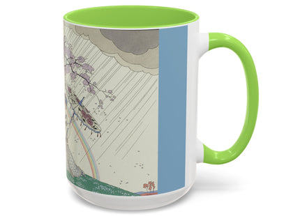 L’Arc-en-Ciel by George Barbier Colorful Mugs (11oz, 15oz)