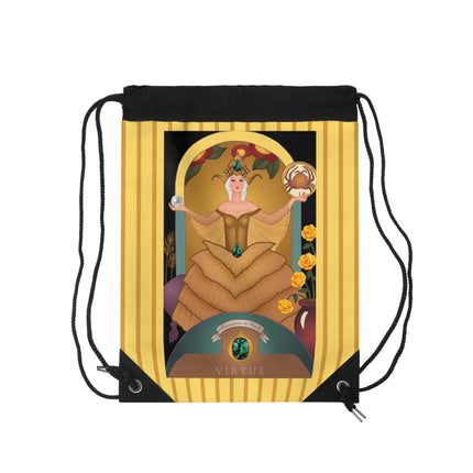 June & Pearl, Alexandrite Zodiac Drawstring Bag