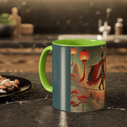 The Lantern Walker Colorful Mugs (11oz, 15oz)
