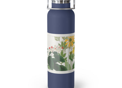 Clerodendrum & Rudbeckia by Tanigami Kônan Copper Vacuum Insulated Bottle, 22oz