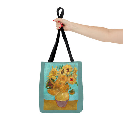 Vase with Twelve Sunflowers by Vincent Van Gogh Tote Bag (AOP)