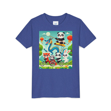 Rolling Along Together Youth Short Sleeve Tee