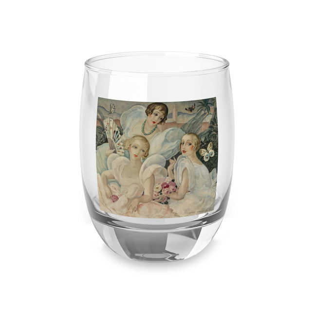 Les Femmes Fatales by Gerda Wegener Whiskey Glass