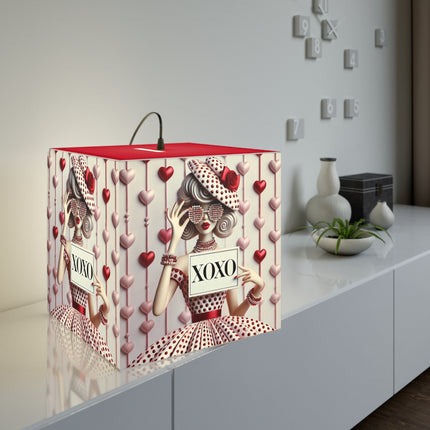 Fashionably Yours, XOXO Light Cube Lamp