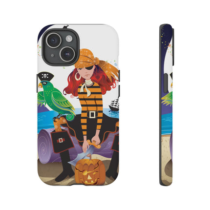 Moonlit Pirate Halloween Phone Cases