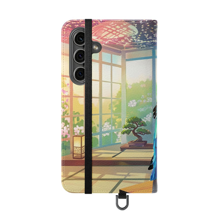 🎧🦜 Parrot DJ Flip Case – Neon Beats & Cyber Groove