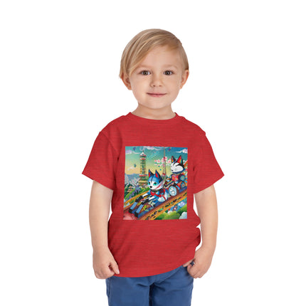 Kitsune Carnival Toddler Short Sleeve Tee