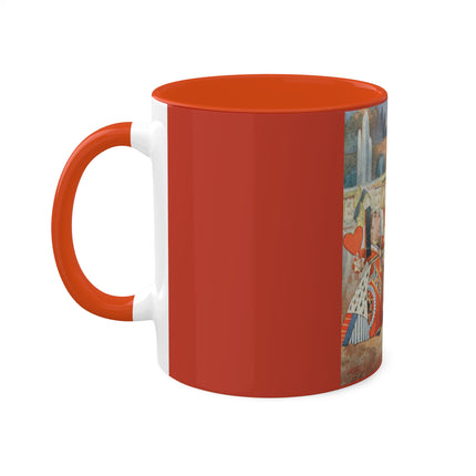 Off with her head! Off with— by Sir John Tenniel Colorful Mugs, 11oz