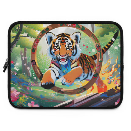 Majestic Tiger Cub Laptop Sleeve