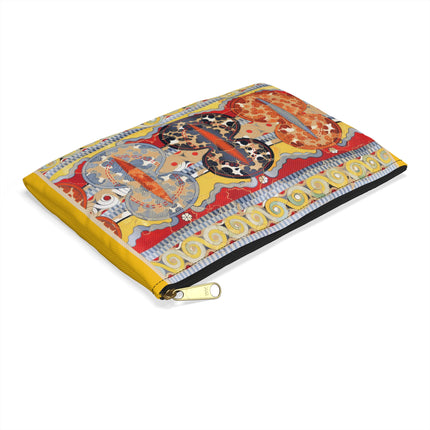 Reproduction of The Shield Frieze Accessory Pouch – Emile Gilliéron Mycenaean Fresco Design