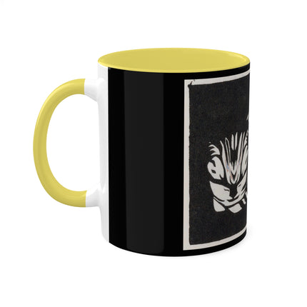 December (Cat Lying) by Anna Julia de Graag Colorful Mugs, 11oz