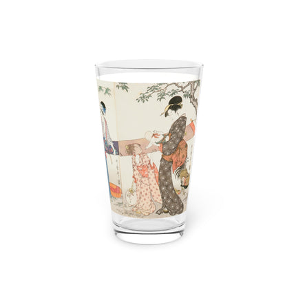 Drying and Stretching Cloth by Kitagawa Utamaro Glass, 16oz