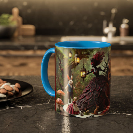Malice in Wonderland – Gothic Halloween Colorful Mugs (11oz, 15oz)