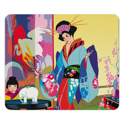 A Timeless Journey by Umberto Brunelleschi Mouse Pad, Round and Rectangle