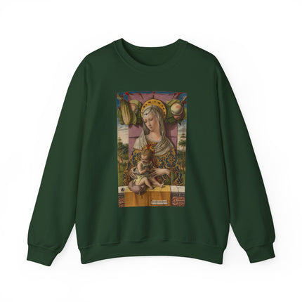 Madonna and Child by Carlo Crivelli Heavy Blend™ Crewneck Sweatshirt