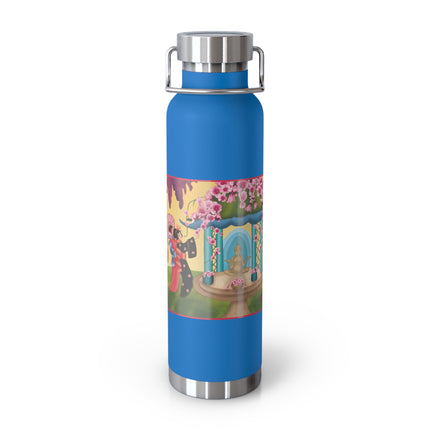 A Dance of Colors and Serenity by Carlo Chiostri Copper Vacuum Insulated Bottle, 22oz