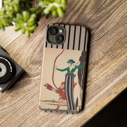 L'Arc Rouge by George Barbier Phone Cases