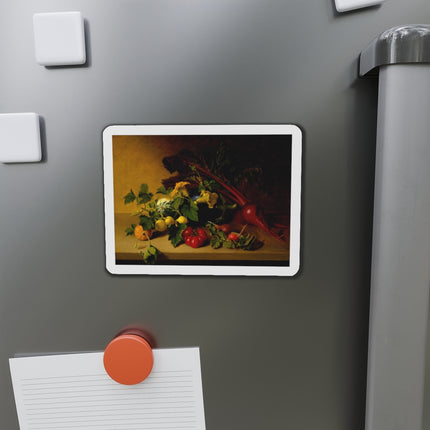Still Life with Vegetables by James Peale Die-Cut Magnets (5 Sizes)