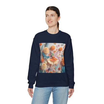 Dahlia Fairy Unisex Heavy Blend™ Crewneck Sweatshirt