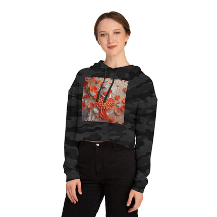 Poppy Fairy Women’s Cropped Hooded Sweatshirt