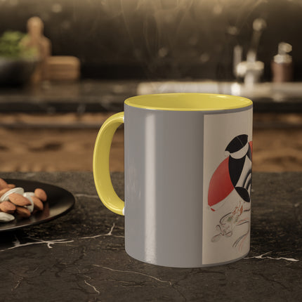 Illustrations of Japanese Toys Pl.056 by Kawasaki Kyosen Colorful Mugs, 11oz