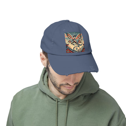 Dragon Fairy of the Temple Unisex Distressed Cap