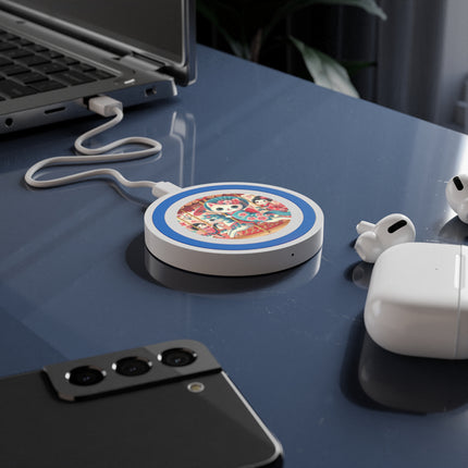 Geisha Kitten's Enchanted Carousel Ride Quake Wireless Charging Pad