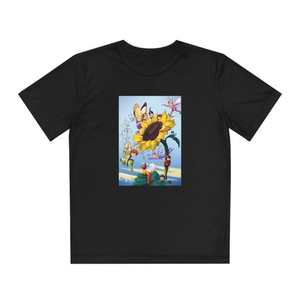 Sunflower Fairies by Margaret Tarrant Youth Competitor Tee – Golden Garden Magic & Storybook Wonder