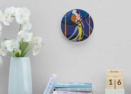 Smoke and Secrets Acrylic Wall Clock