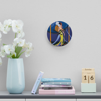 Smoke and Secrets Acrylic Wall Clock