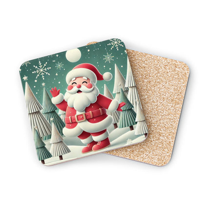 Santa's Joyful Night Coasters