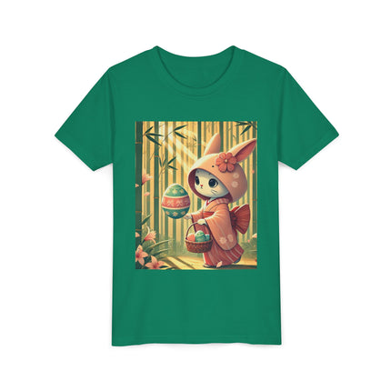 Geisha Kitten’s Easter Stroll Youth Short Sleeve Tee