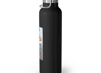 Playful Waves and Fashion Follies Copper Vacuum Insulated Bottle, 22oz