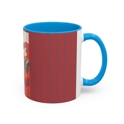 Les Coussins by Georges Lepape Colorful Mugs (11oz, 15oz)