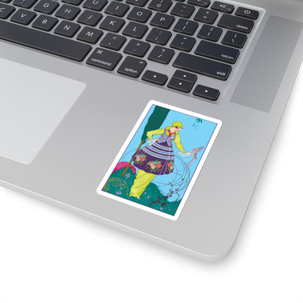 Exquisite Elegance by Umberto Brunelleschi Kiss-Cut Stickers (4 Sizes)