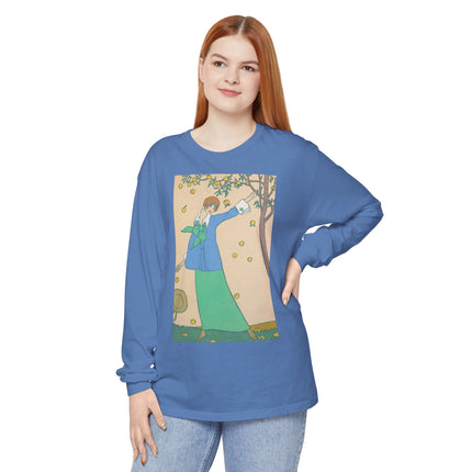 Le Verger by Georges Lepape Garment-dyed Long Sleeve T-Shirt