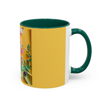 Origami Bicycle Colorful Mugs (11oz, 15oz)