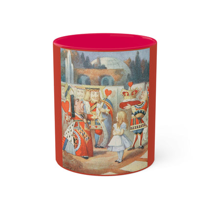 Off with her head! Off with— by Sir John Tenniel Colorful Mugs, 11oz