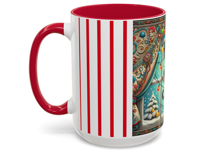 Mischief in Tinselland Colorful Mugs (11oz, 15oz)