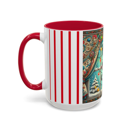 Mischief in Tinselland Colorful Mugs (11oz, 15oz)