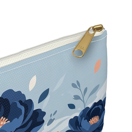 ☂️🌺 The Lady Of The Traveling Garden Accessory Pouch – Art Deco Floral Adventure