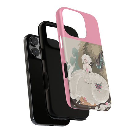 Rococo Garden Reader Phone Case – Whimsical Elegance & Timeless Charm