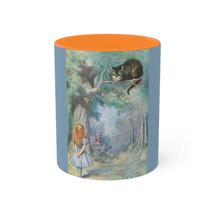 “I growl when I’m pleased, and wag my tail when I’m angry” by Sir John Tenniel Colorful Mugs, 11oz