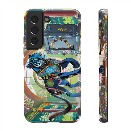 Cyber Panther's Hunt Phone Cases