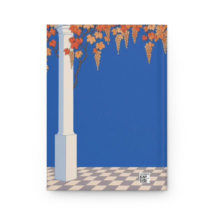 🍇🌺 The Grand Terrace Garden Soirée Hardcover Journal – Art Deco Fashion Elegance